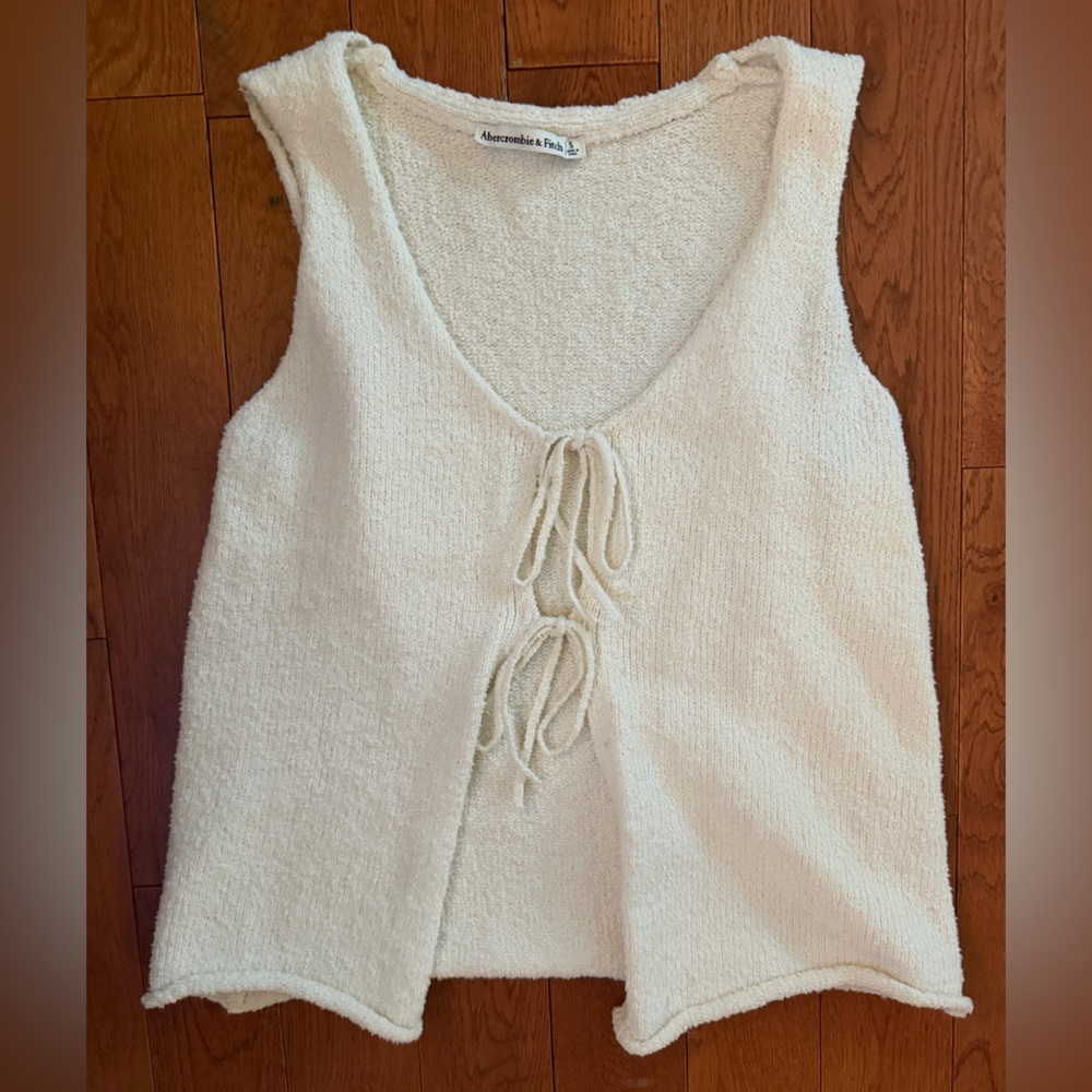 Boucle Tie Sleeveless Top
